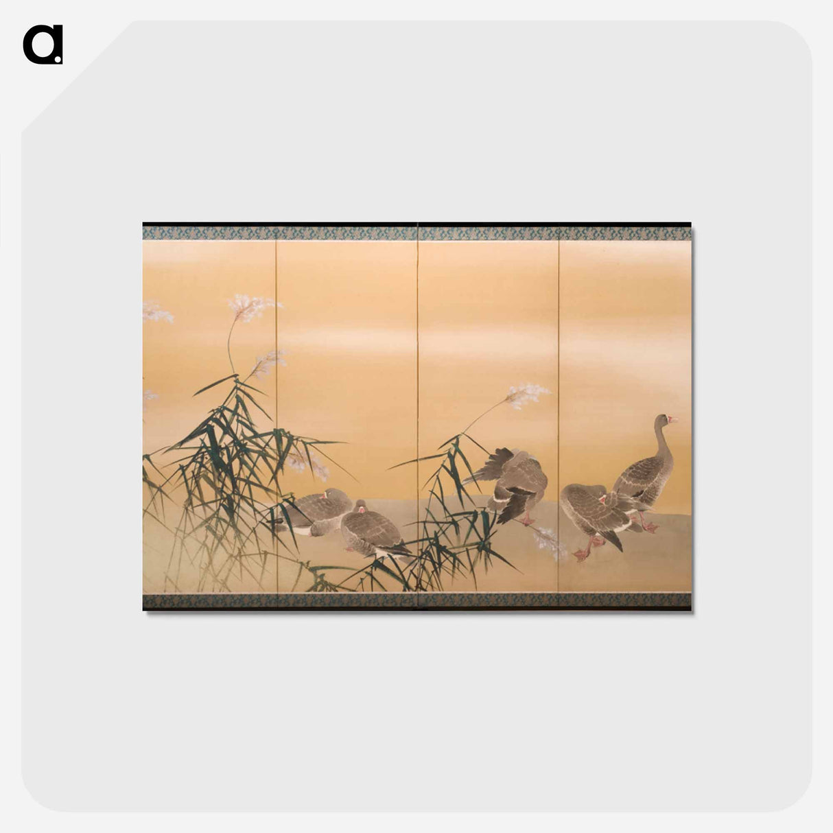 アートポストカード-River Reeds and Geese
- セントルイス美術館 Postcard.