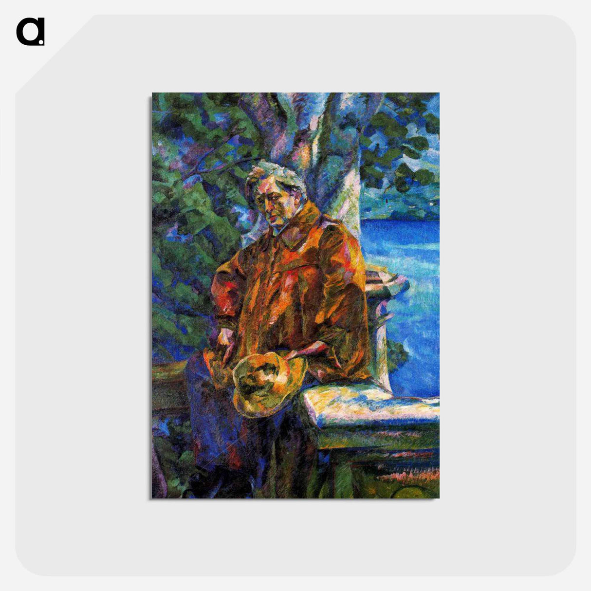 アートポストカード-Ferruccio Busoni - ウンベルト ボッチョーニ Postcard.