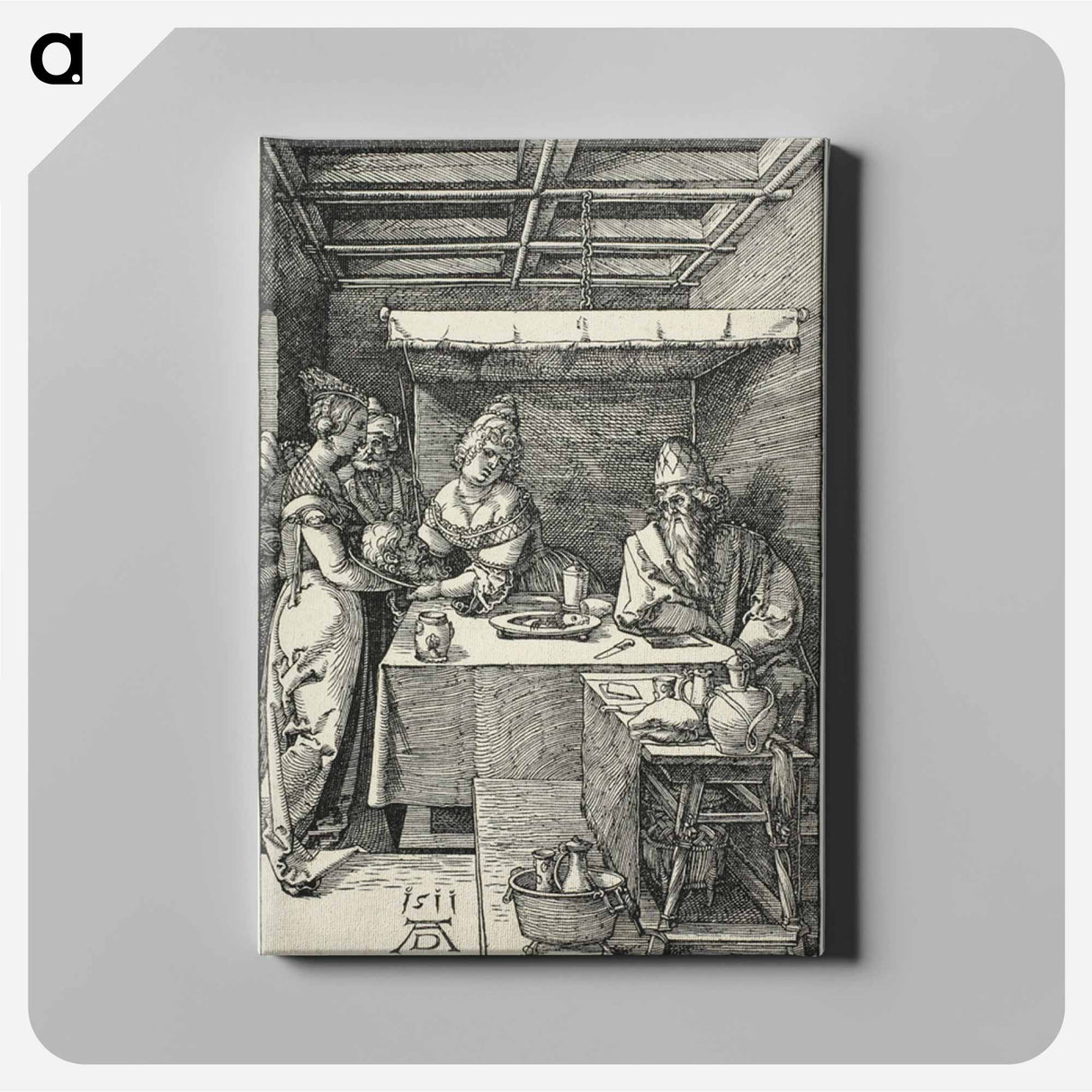 Salome Presenting the Head of John the Baptist - アルブレヒト デューラー Canvas.