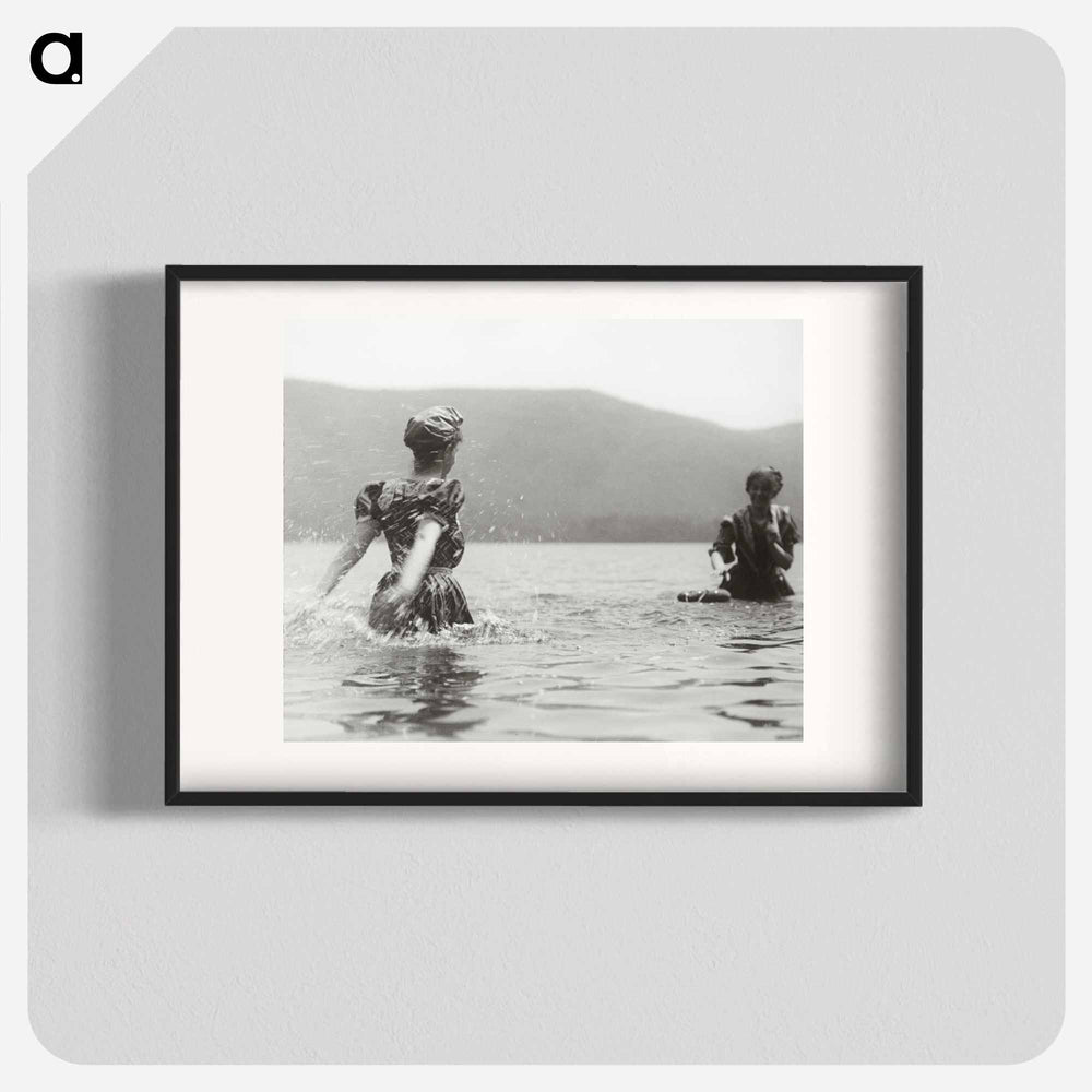 Emmy and Selma, Lake George - アルフレッド スティーグリッツ Poster.