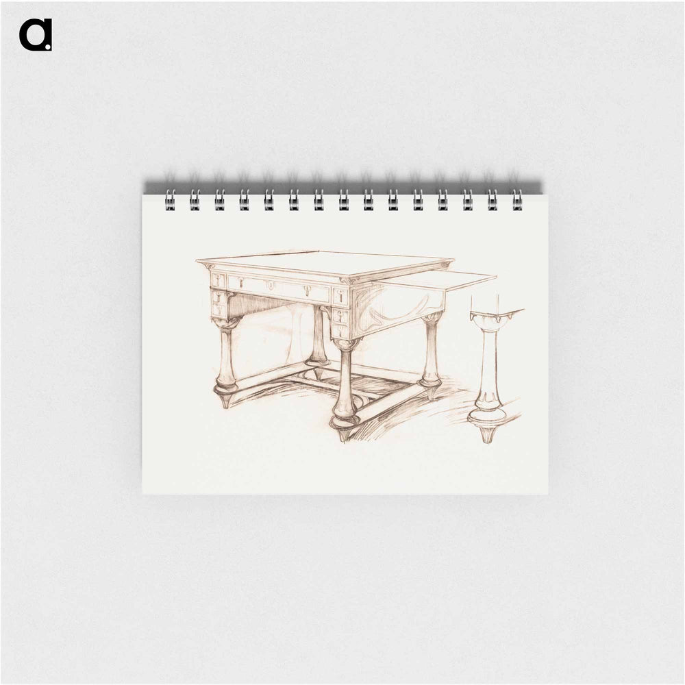 Project of an office table - アルフォンス ミュシャ Memo.
