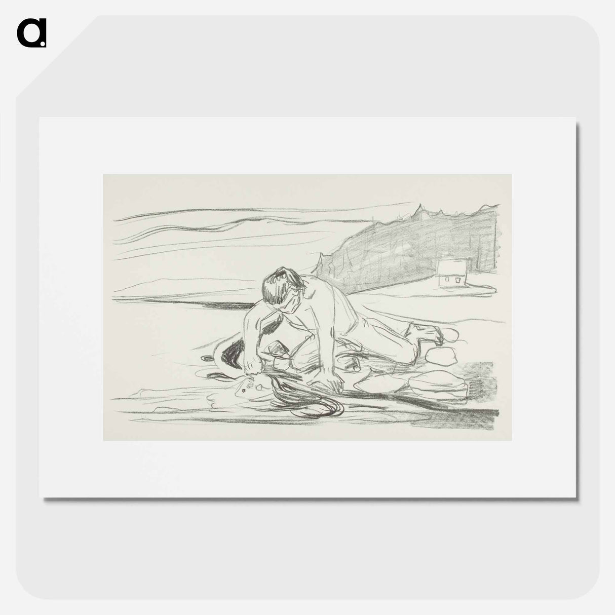 Omega’s Death - エドヴァルド ムンク Poster.