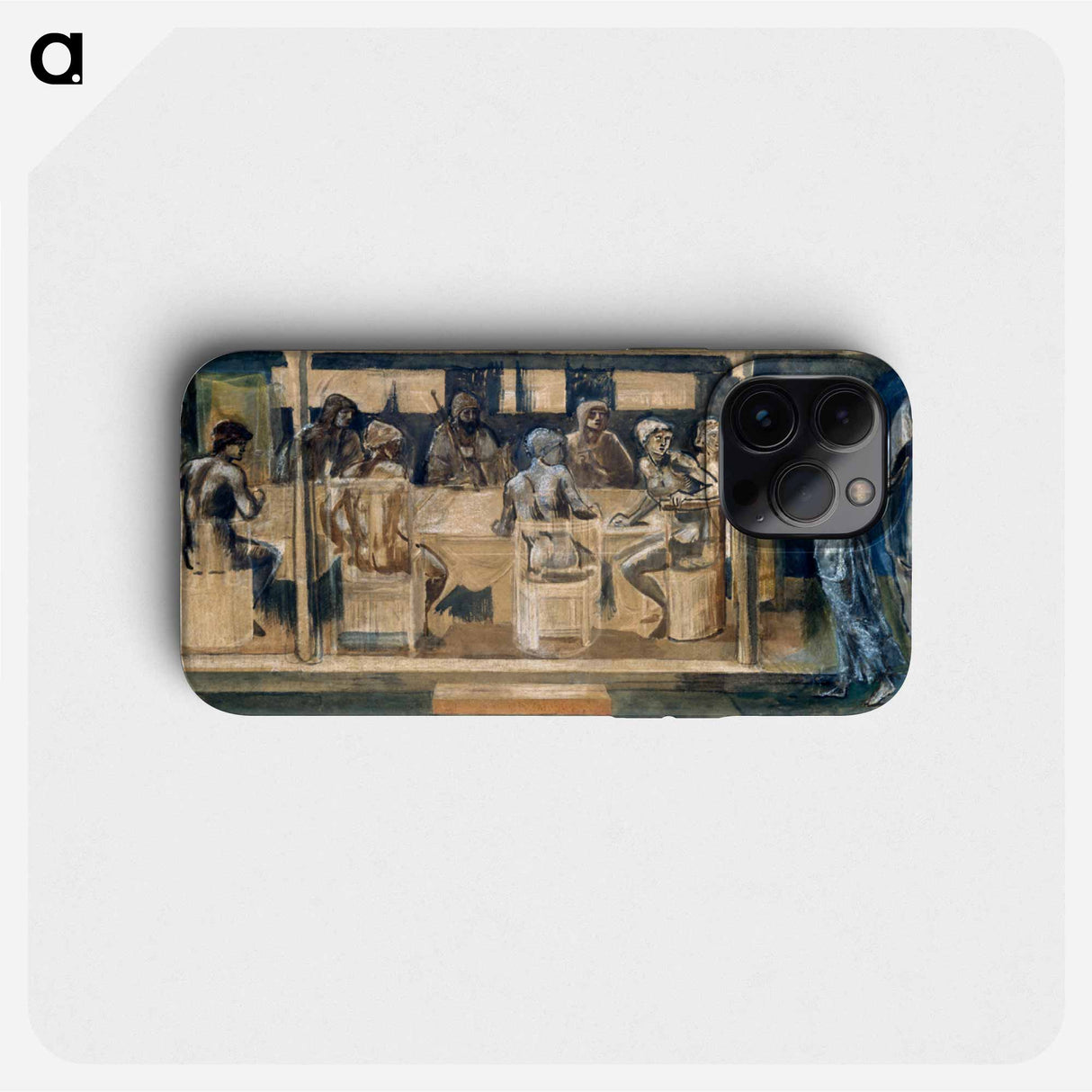 Quest for the Holy Grail - Study for the Summons - エドワード バーン ジョーンズ Phone Case.