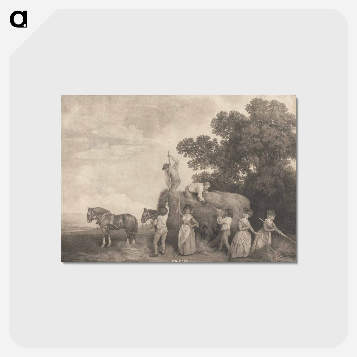 アートポストカード-Hay-Makers
- ジョージ スタッブス Postcard.