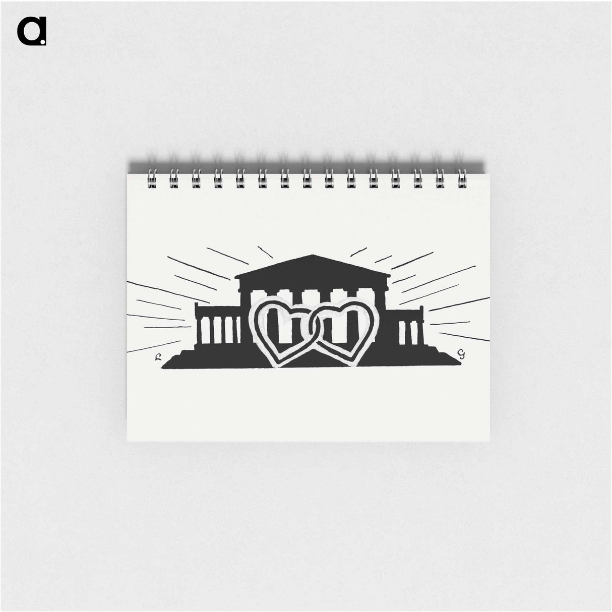 Temple with two hearts - レオ ヘステル Memo.