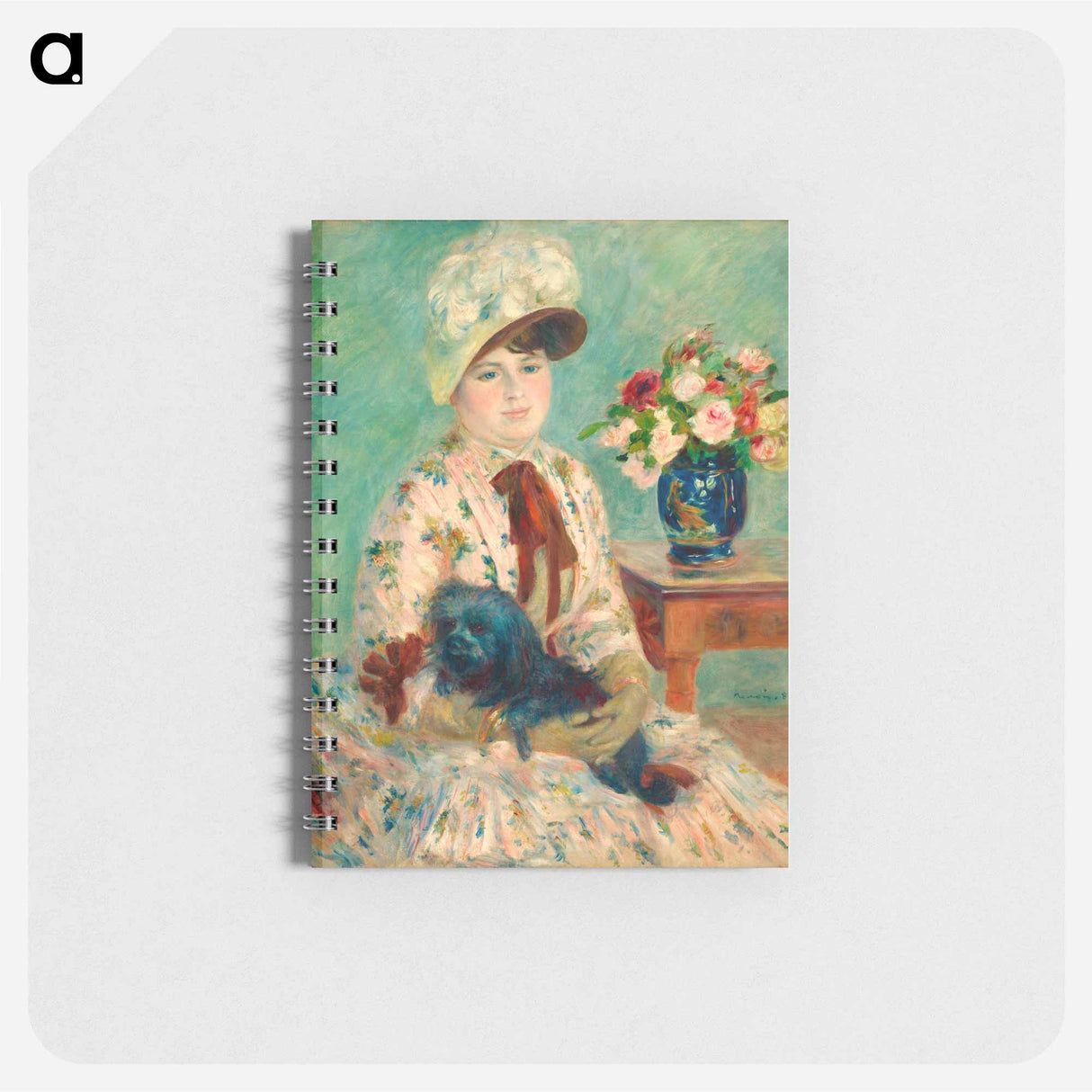 Mlle Charlotte Berthier - ピエール オーギュスト ルノワール Memo.