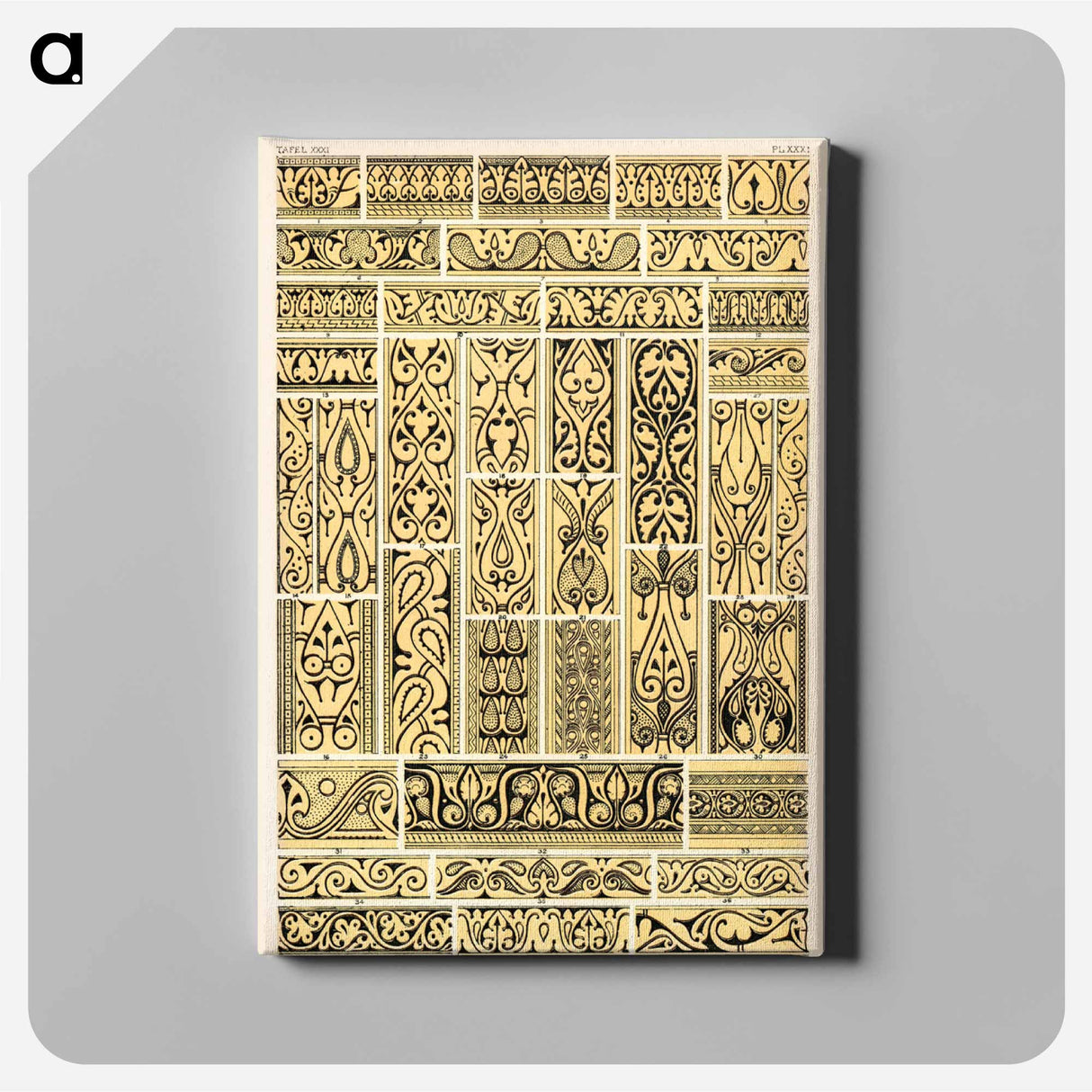 アートパネル-Grammar of Ornament Illustration
- 装飾の文法 Canvas.