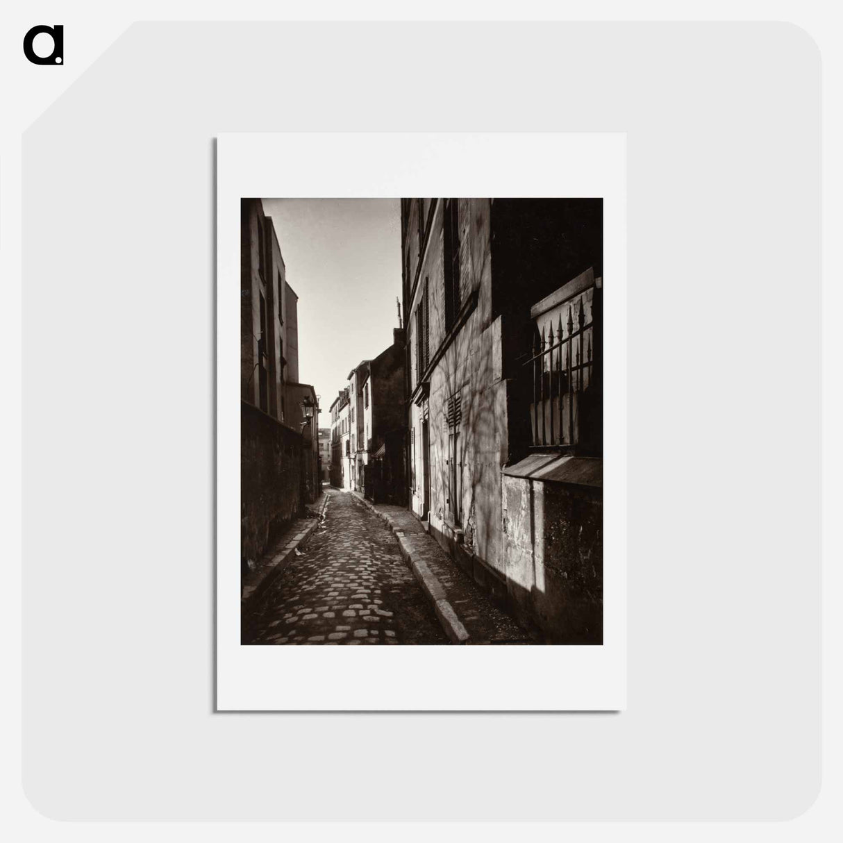 アートポストカード-Rue St. Rustique
- ウジェーヌ アジェ Postcard.