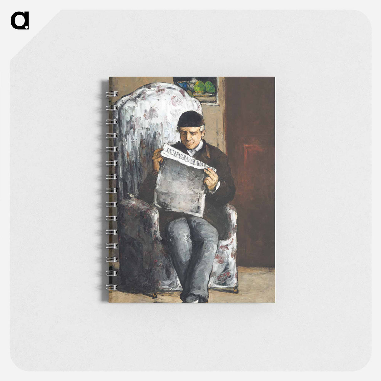 The Artist's Father, Reading "L'Événement" - ポール セザンヌ Memo.