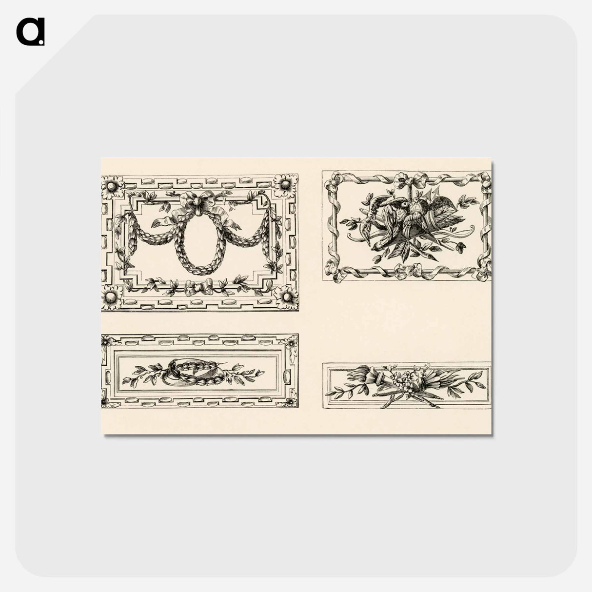 アートポストカード-Ornament
- 装飾の文法 Postcard.