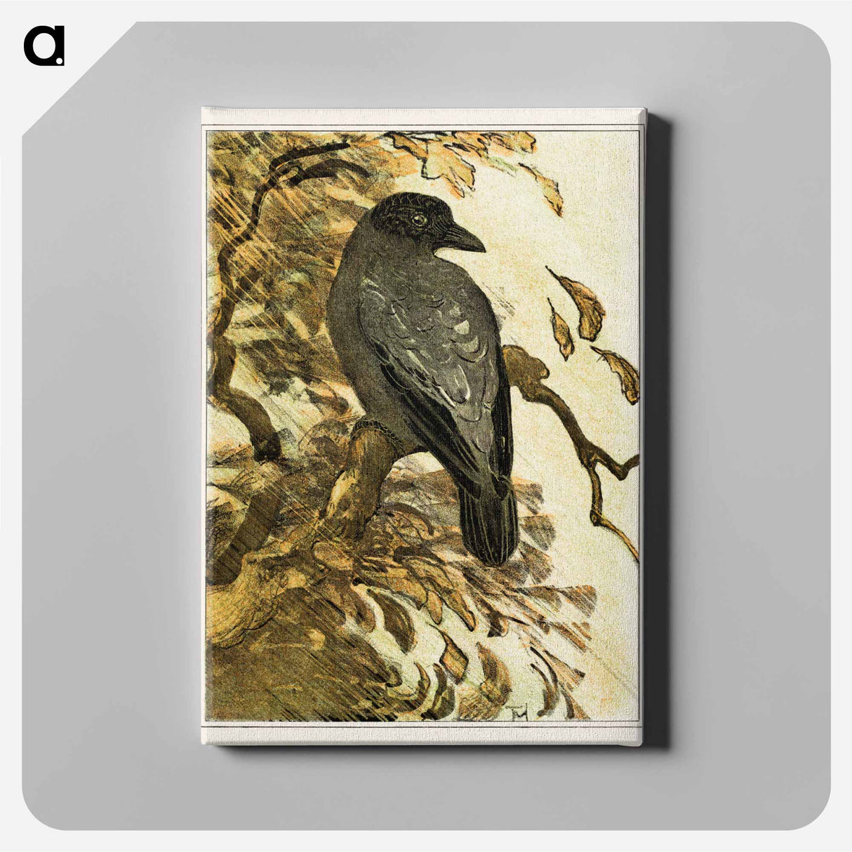 Painted with flowers - Theo van Hoytema Canvas.