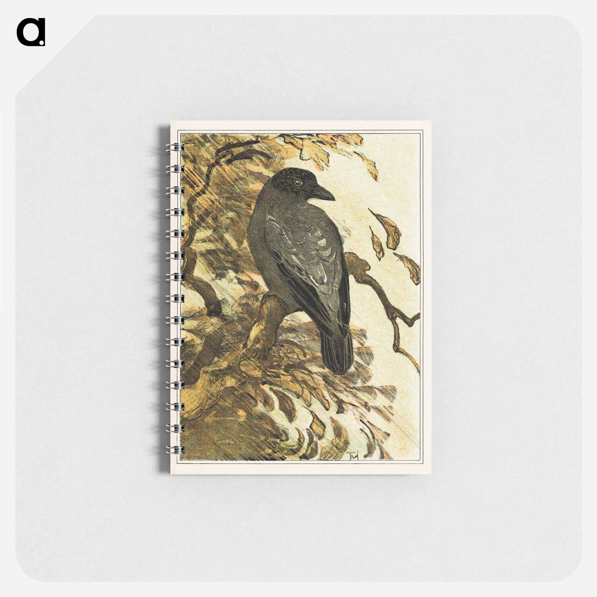 Bonte kraai op tak - テオ ヴァン ホイテマ Memo.