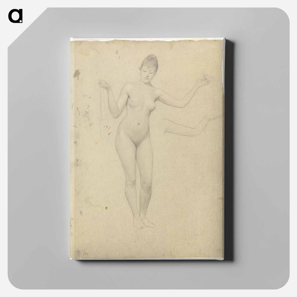 アートパネル-Standing Female Nude and Arm Study
- ウィーン博物館 Canvas.