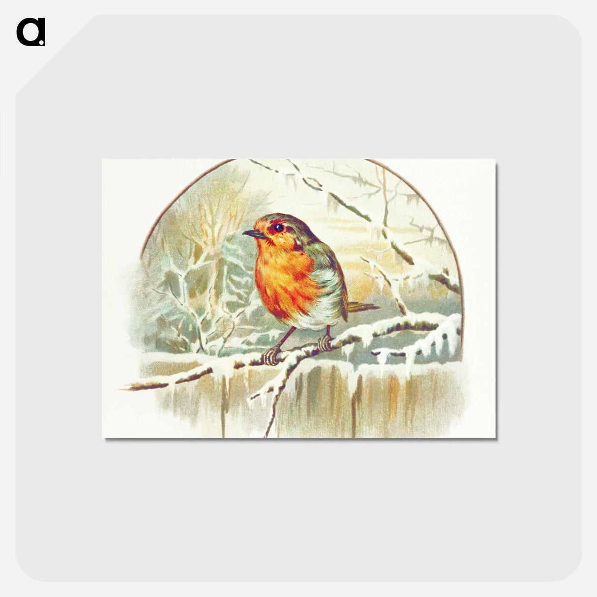 アートポストカード-Winter Bird Illustration
- 大英図書館 Postcard.