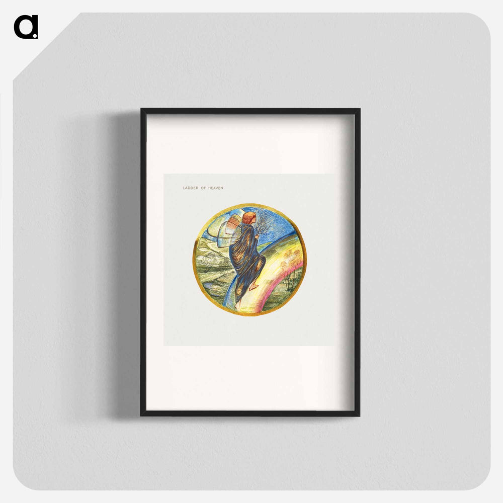 Ladder of Heaven from The Flower Book - エドワード バーン ジョーンズ Poster.