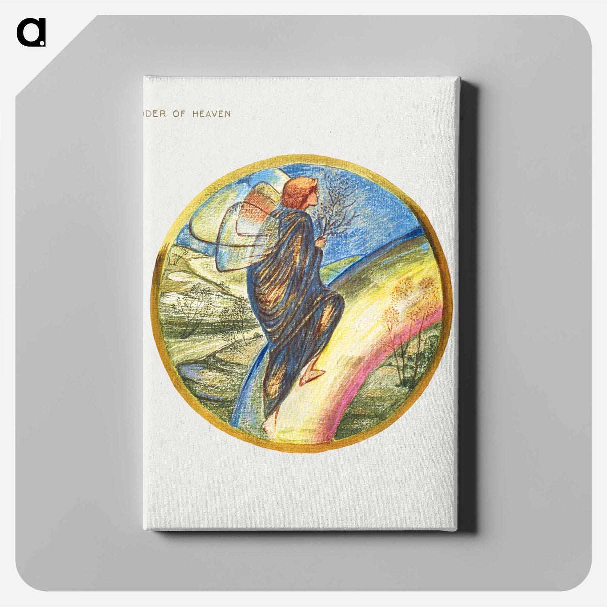 Ladder of Heaven from The Flower Book - エドワード バーン ジョーンズ Canvas.