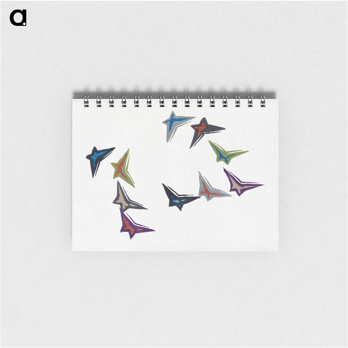 Abstract butterfly - 神坂 雪佳 Memo.