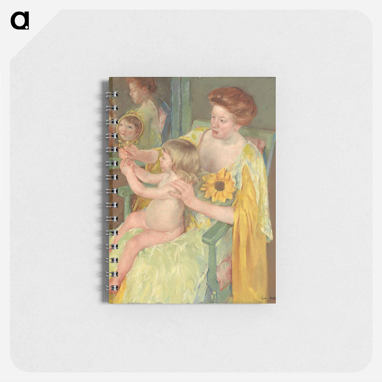 Woman with a Sunflower - メアリー カサット Memo.