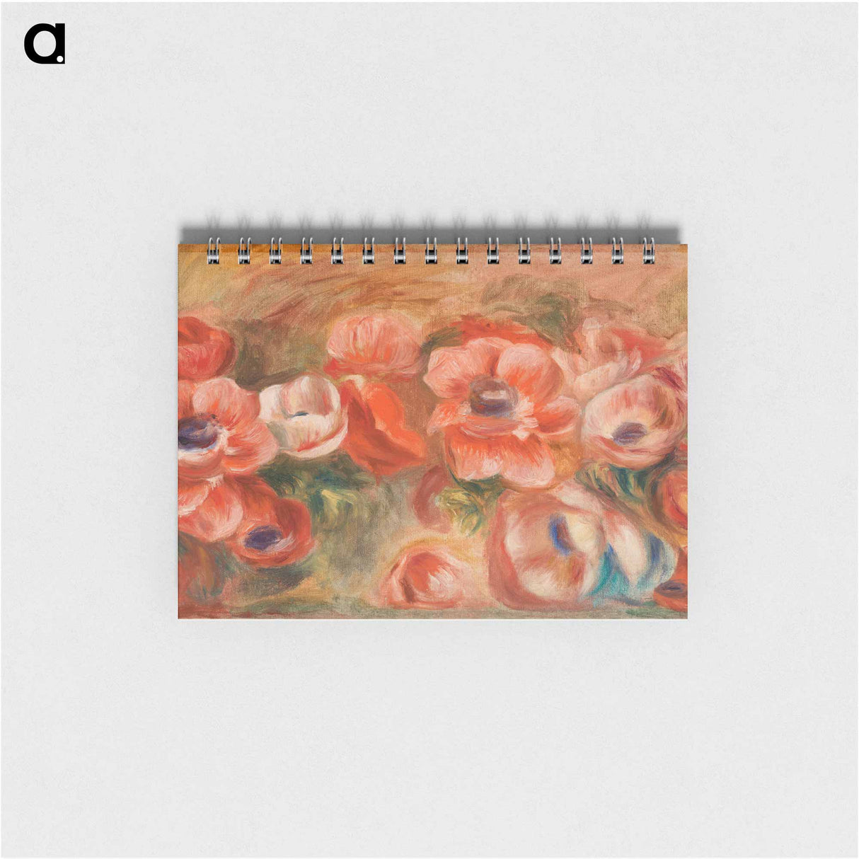 アートメモ帳-Anemones - ピエール オーギュスト ルノワール Memo.