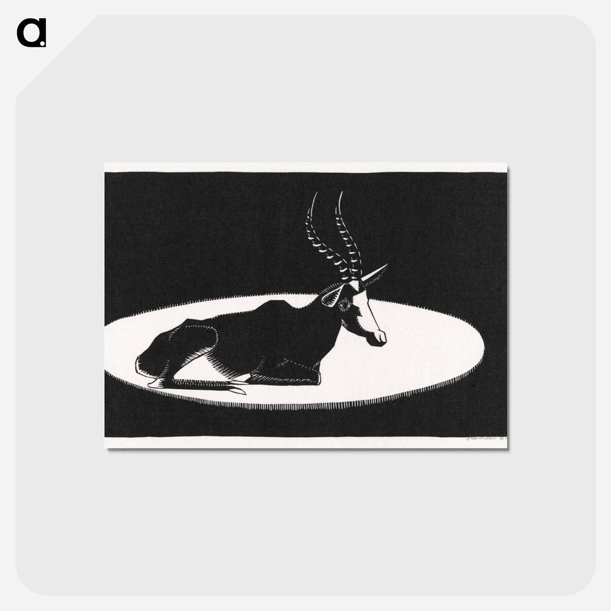 Blesbok
- サミュエル ジェスルン Postcard.