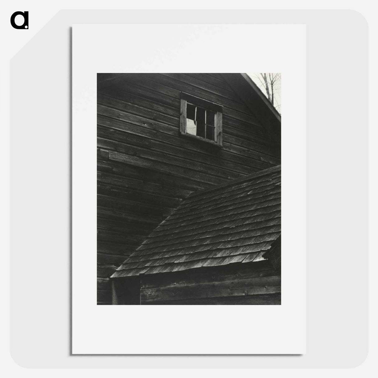 Barn—Lake George - アルフレッド スティーグリッツ Poster.