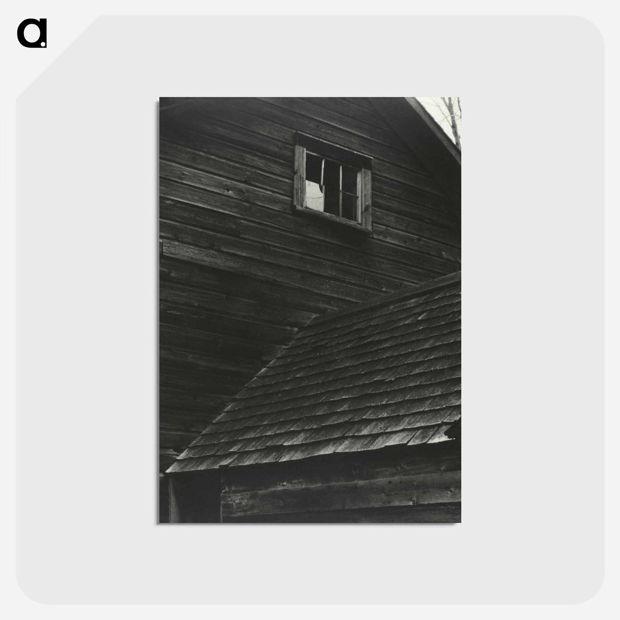 アートポストカード-Barn—Lake George - アルフレッド スティーグリッツ Postcard.