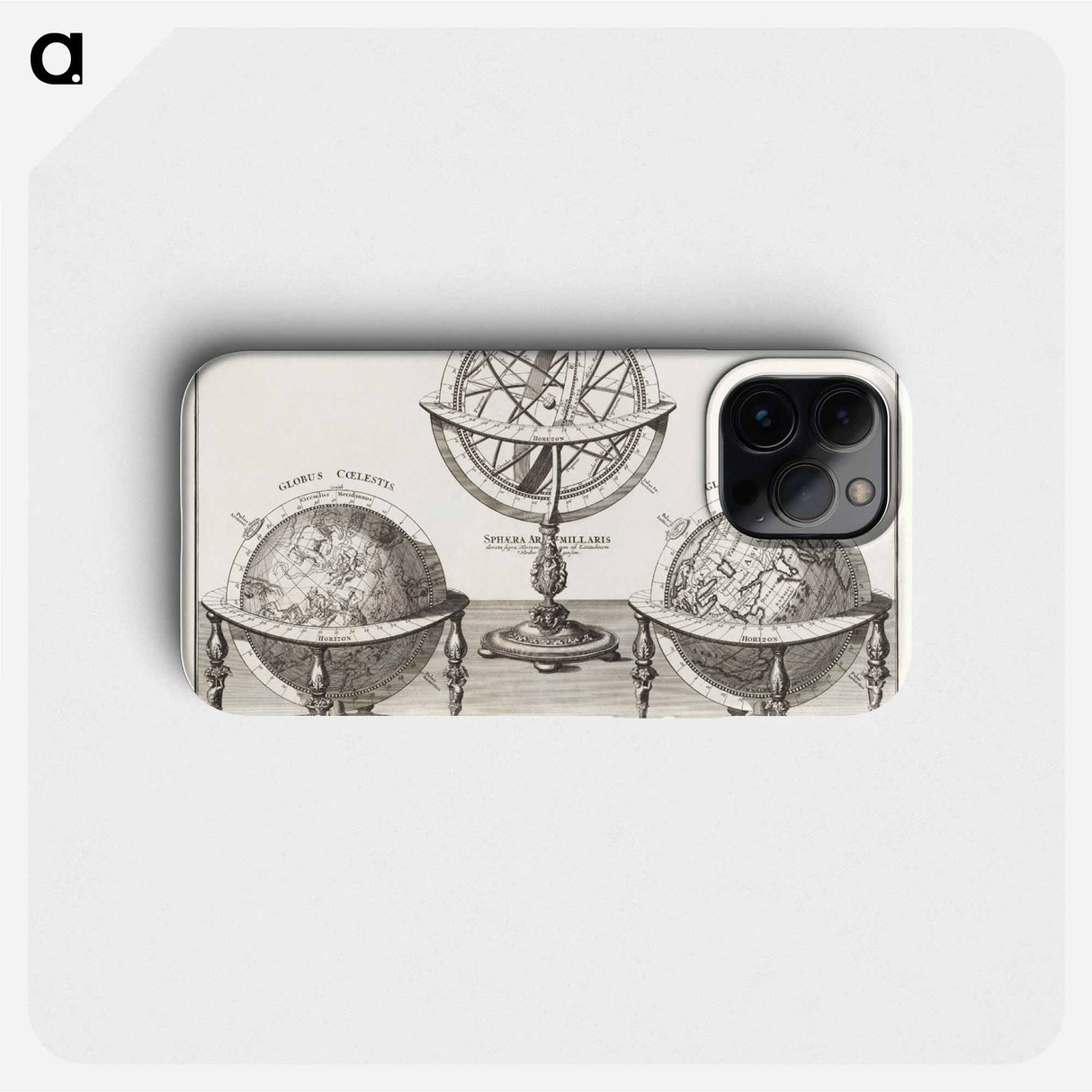 Sphaerarum artificialium typica repraesentatio - アンティーク地図 Phone Case.