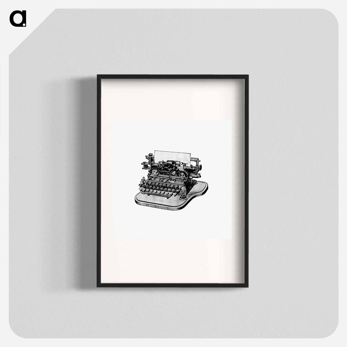 アートポスター-Victorian Typewriter Engraving
- 大英図書館 Poster.
