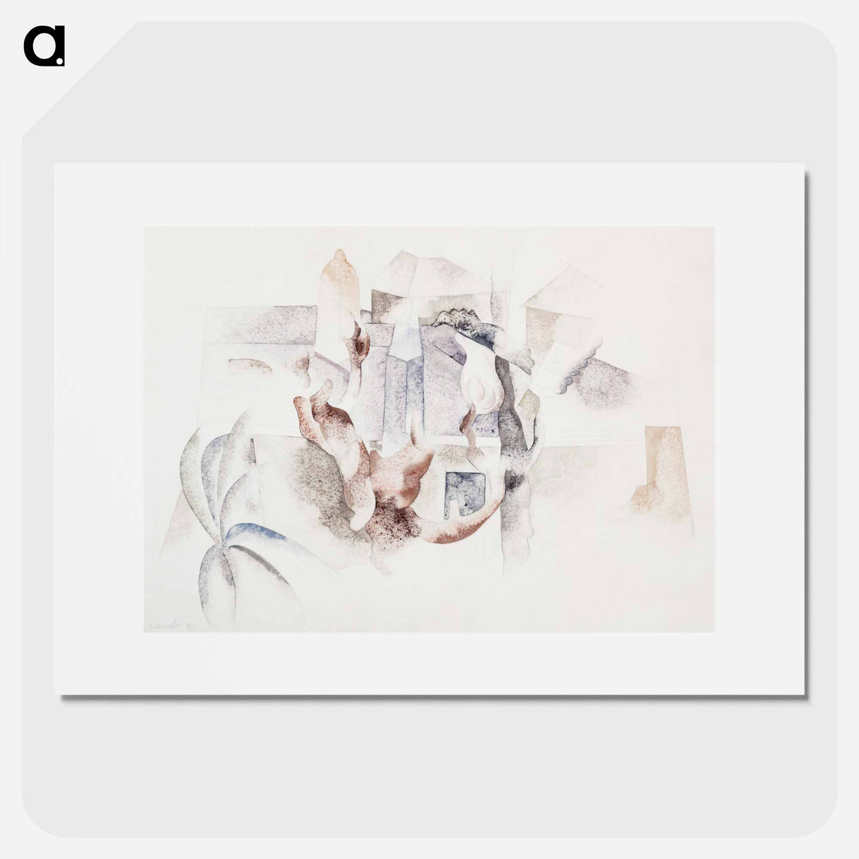 アートポスター-Bermuda Landscape No. 2 - チャールズ デムス Poster.
