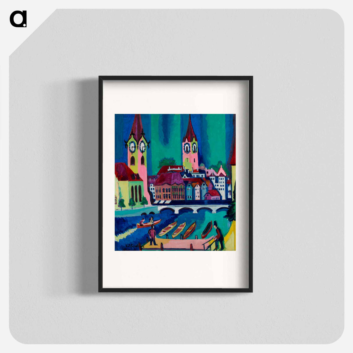 Zurich - Ernst Ludwig Kirchner Poster.