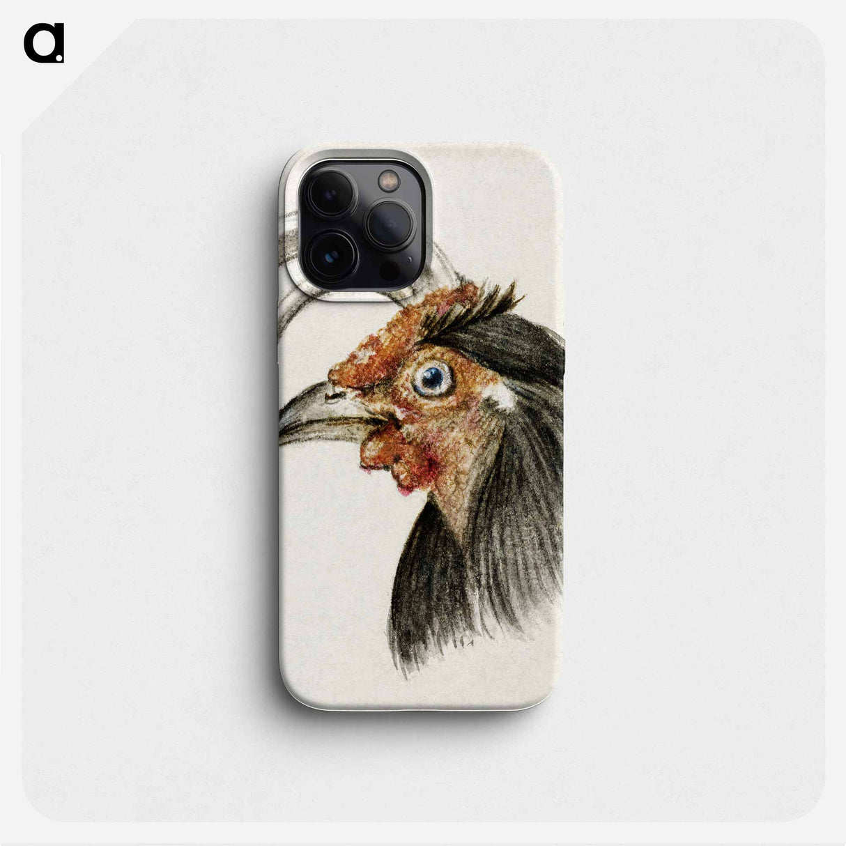 Head of a rooster - ジャン ベルナール Phone Case.