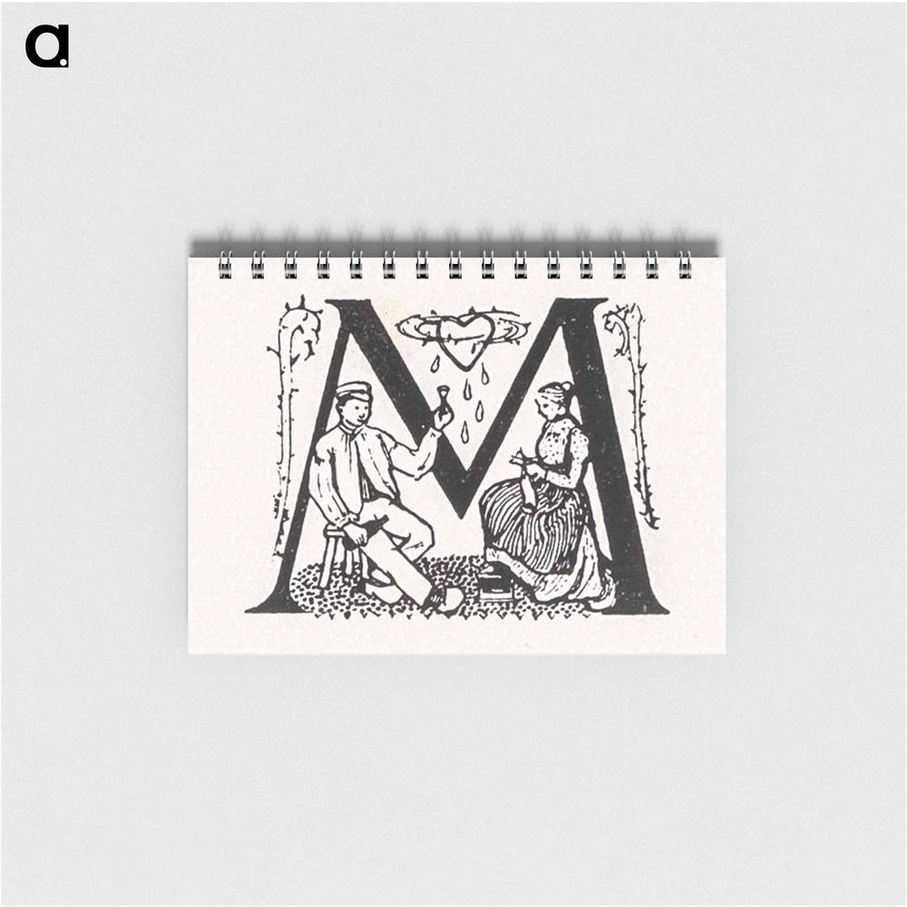 Woodcut monograms - ユリー デ フラーハ Memo.