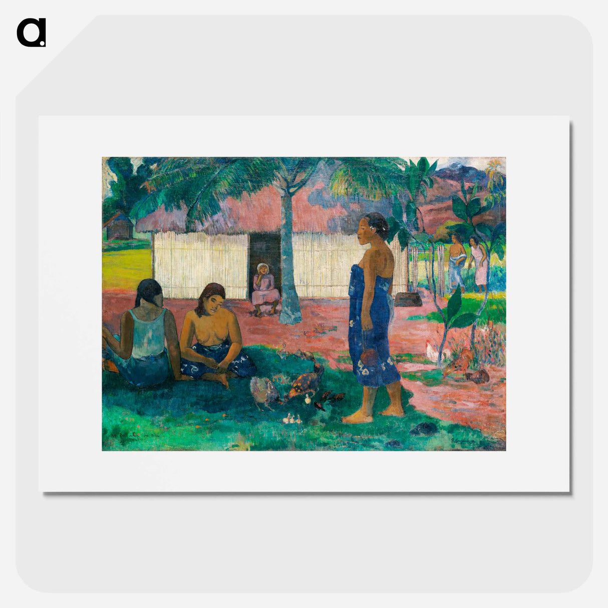 Why Are You Angry? - ポール ゴーギャン Poster.