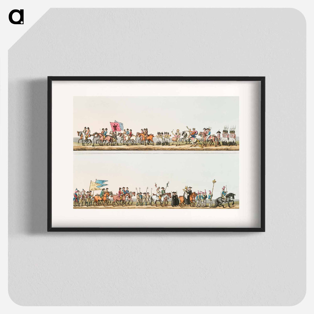 Illustration of bishop blaize - 19世紀のヨークシャー Poster.