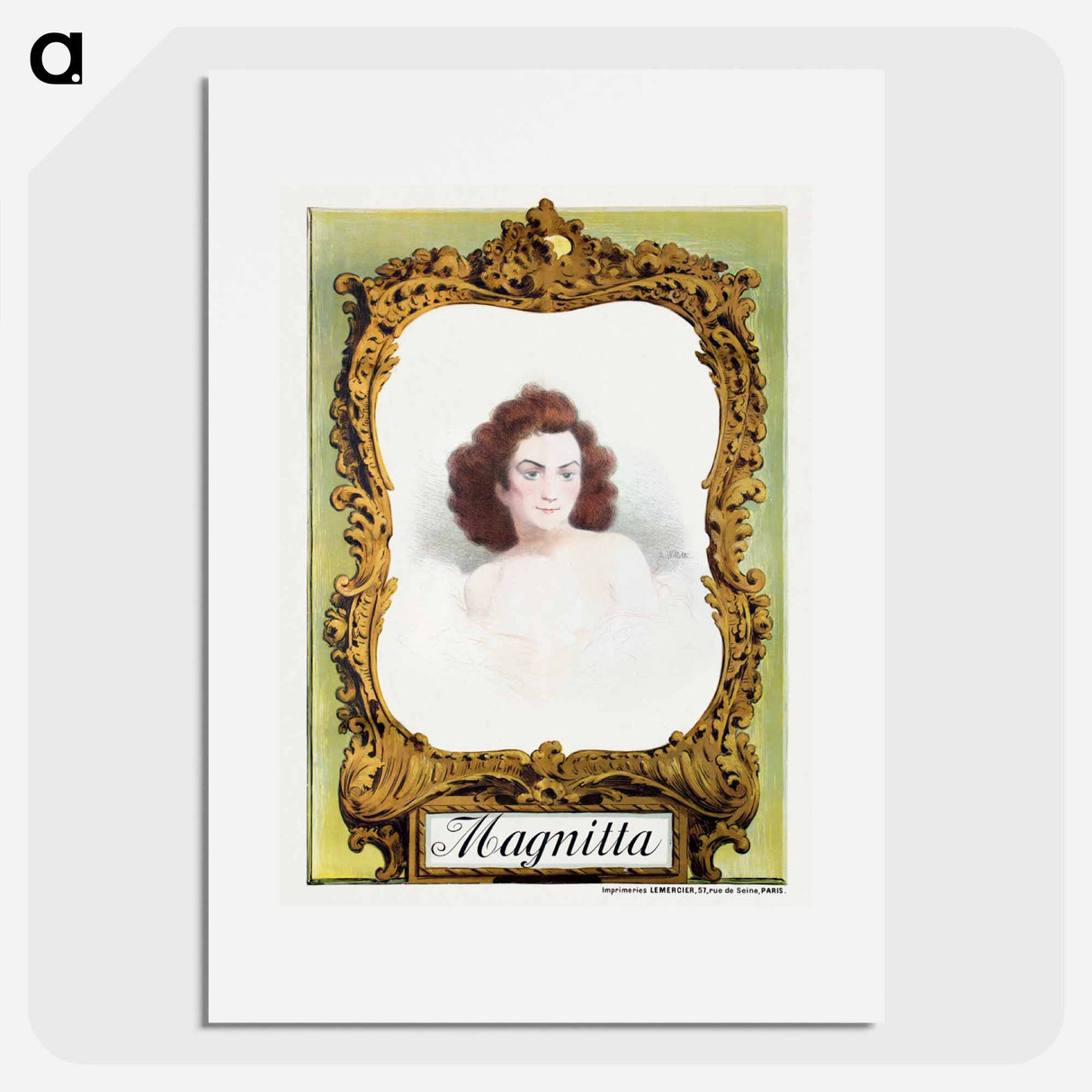 Magnitta - アドルフ レオン ウィレット Poster.