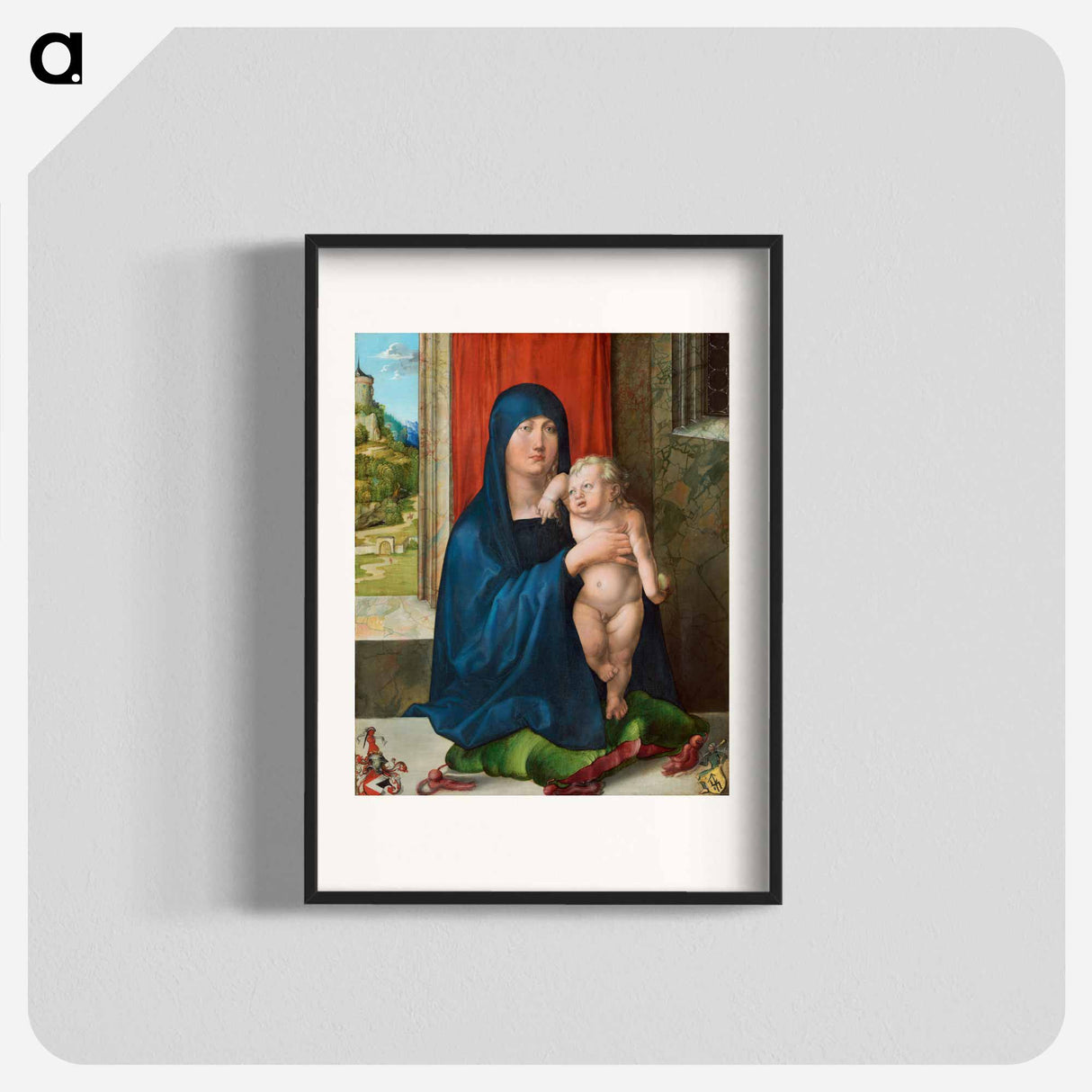 Madonna and Child - アルブレヒト デューラー Poster.
