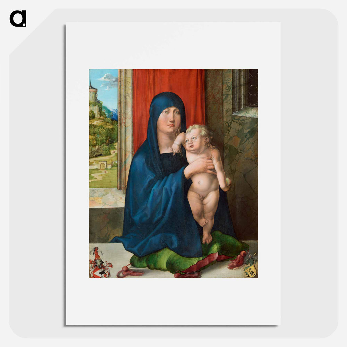 Madonna and Child - アルブレヒト デューラー Poster.