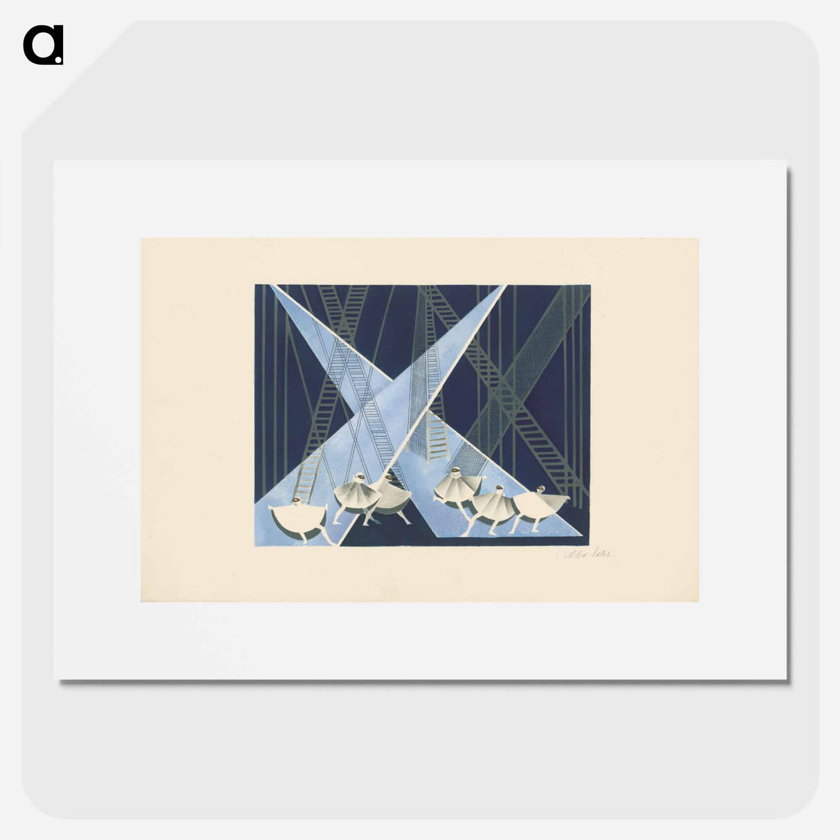 Maquettes de théatre i.-xv. - アレクサンドラ エクスター Poster.