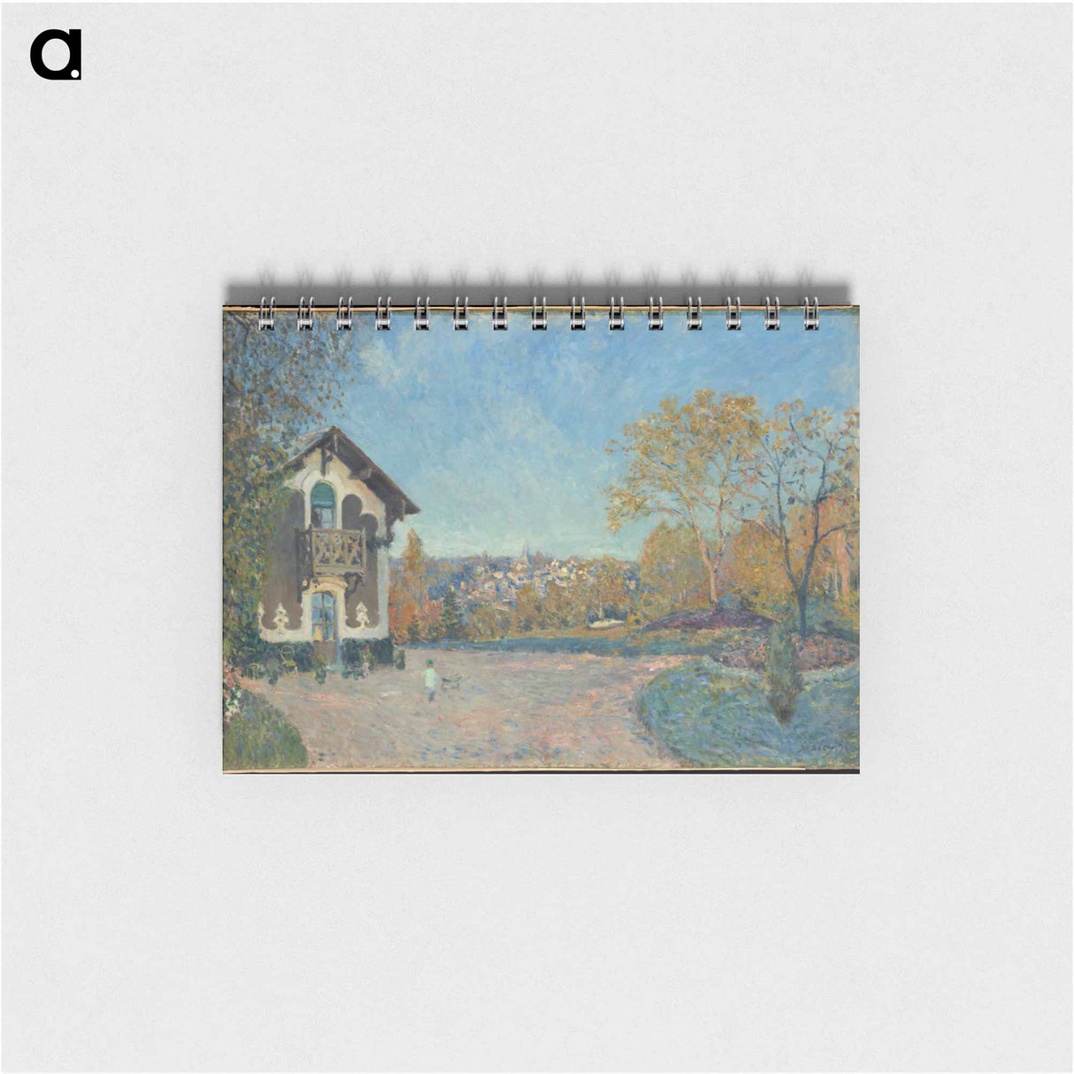 View of Marly-le-Roi from Coeur-Volant - アルフレッド シスレー Memo.