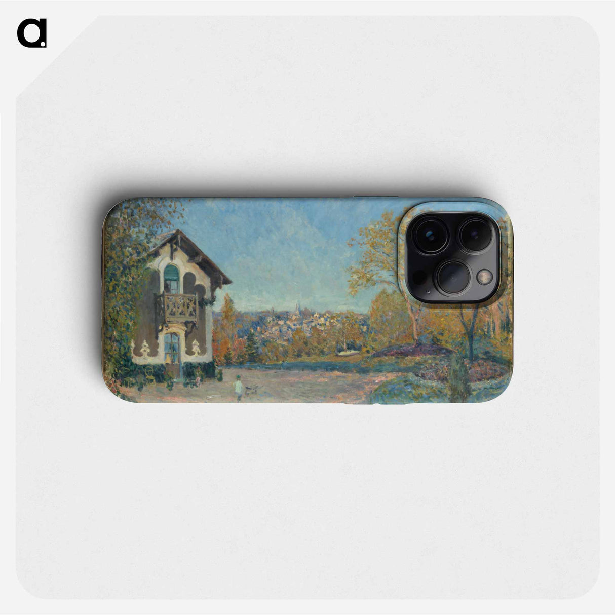View of Marly-le-Roi from Coeur-Volant - アルフレッド シスレー Phone Case.