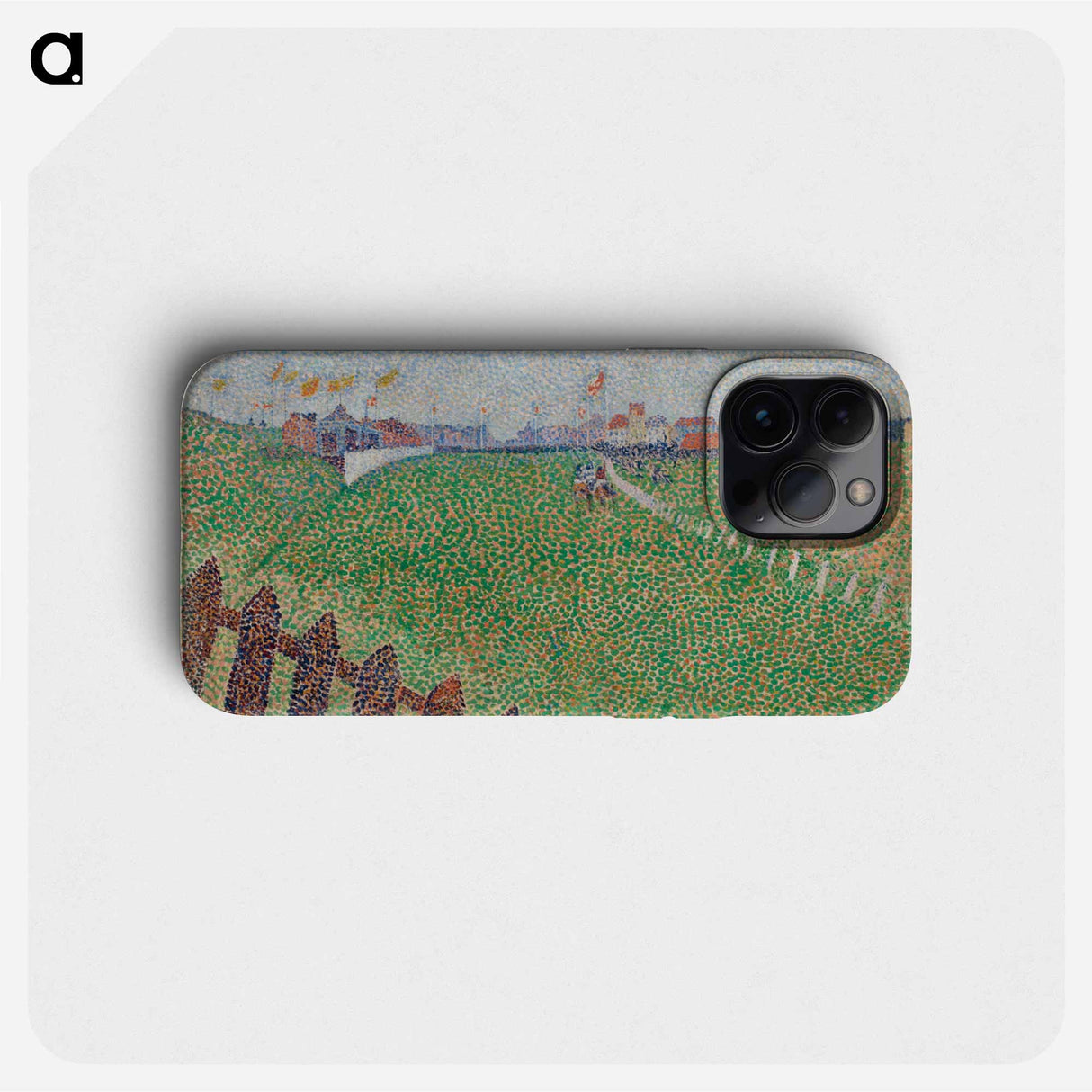 The wellington racecourse in drizzle (ostende) - アルフレッド ウィリアム フィンチ Phone Case.