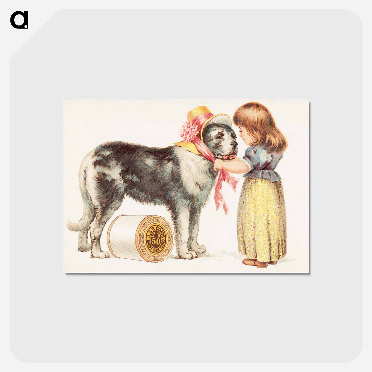 アートポストカード-J & P. Coats Best Six Cord
- ボストン公共図書館 Postcard.