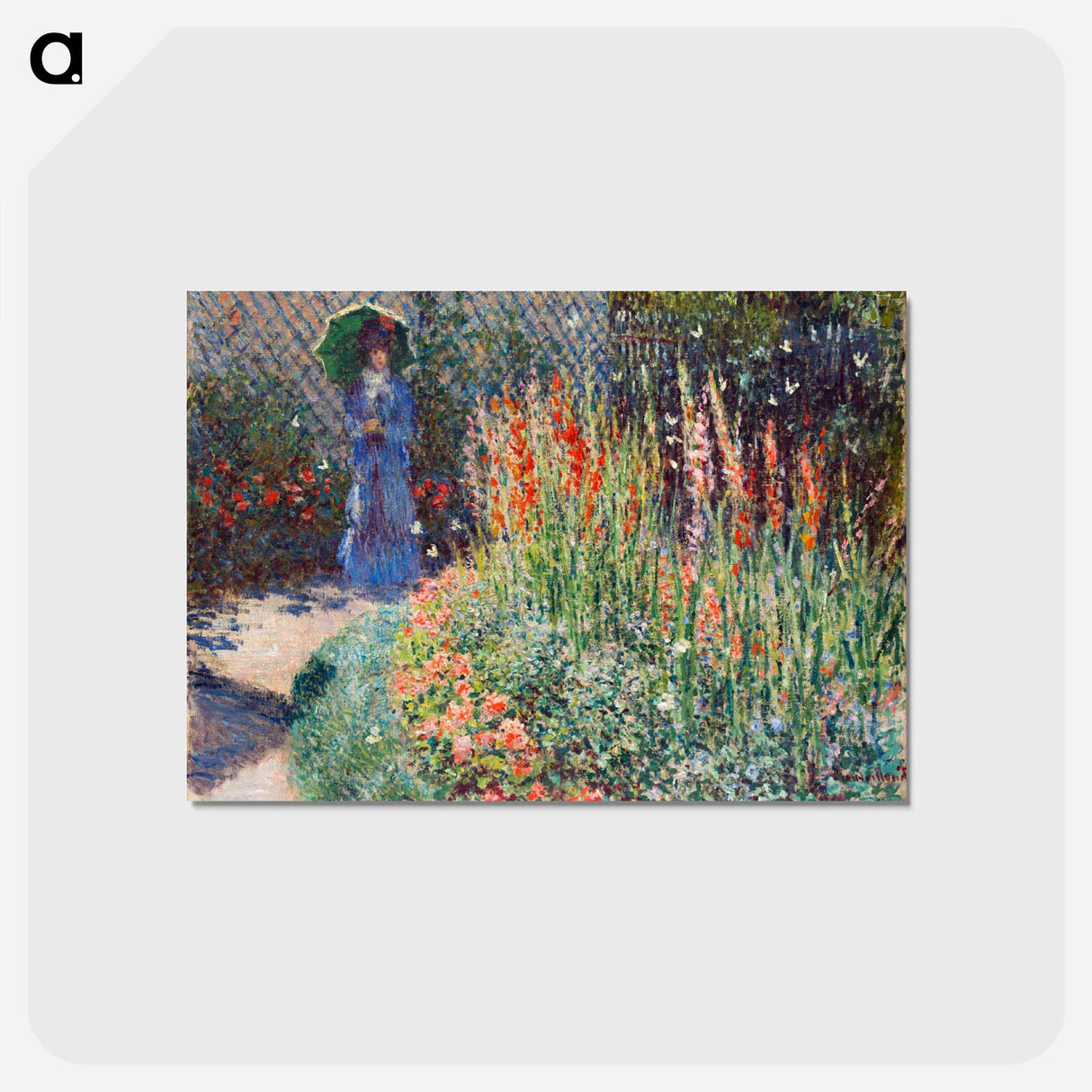 アートポストカード-Rounded Flower Bed
- デトロイト美術館 Postcard.