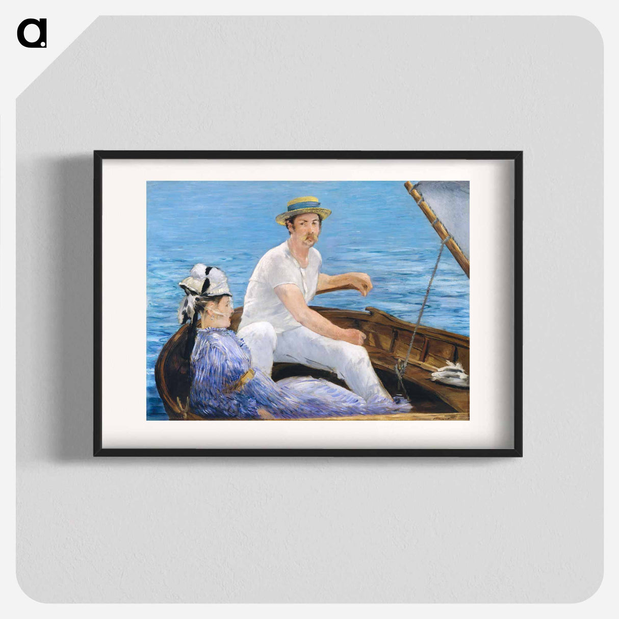 アートポスター-Boating - エドゥアール マネ Poster.