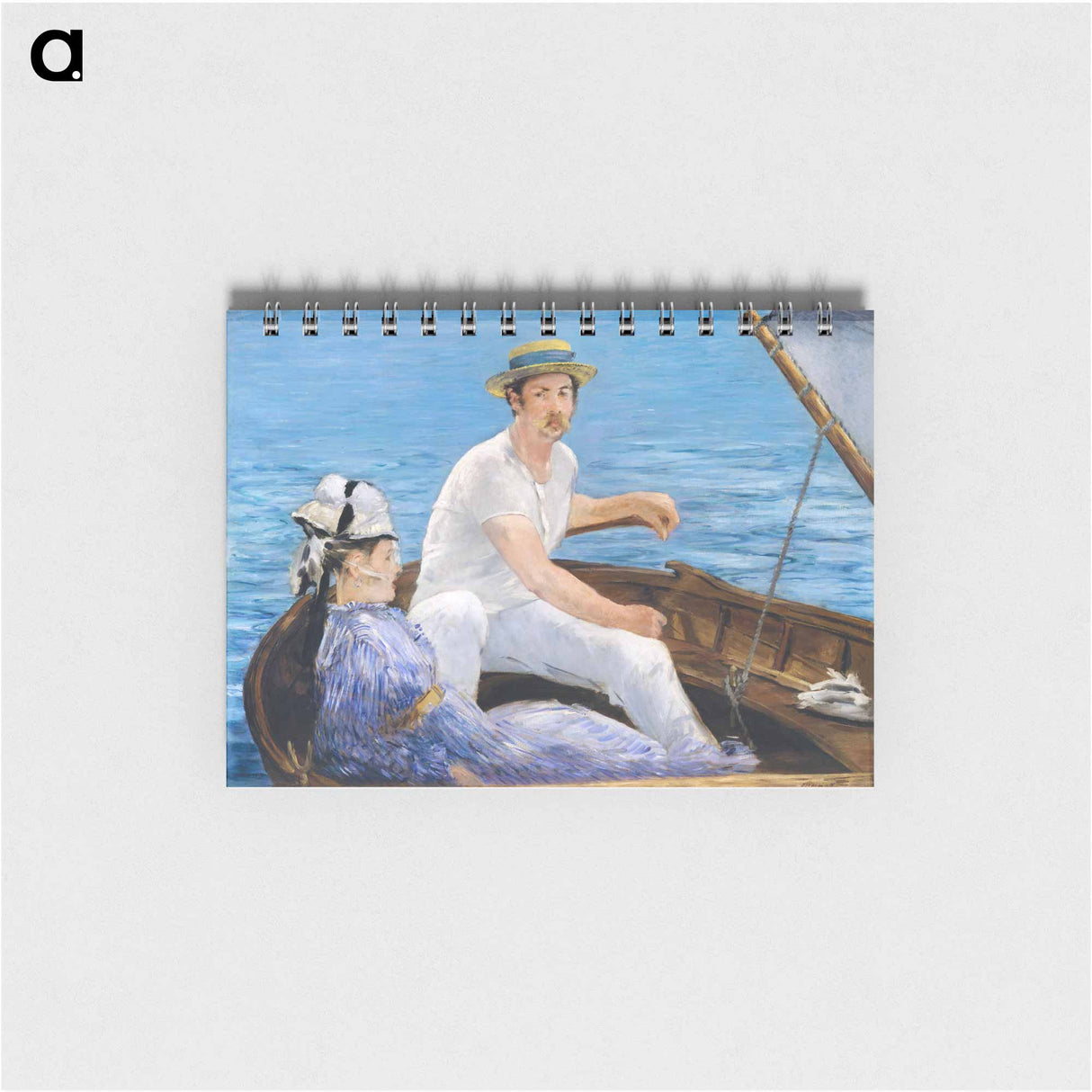 アートメモ帳-Boating - エドゥアール マネ Memo.