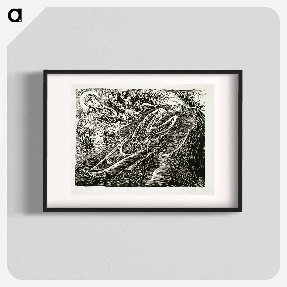 Death on horseback - エルンスト ハインリヒ バルラッハ Poster.