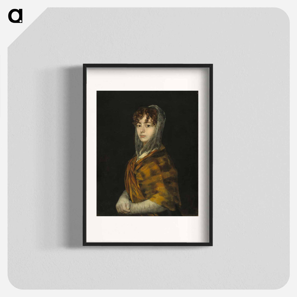 Señora Sabasa Garcia - フランシスコ デ ゴヤ Poster.