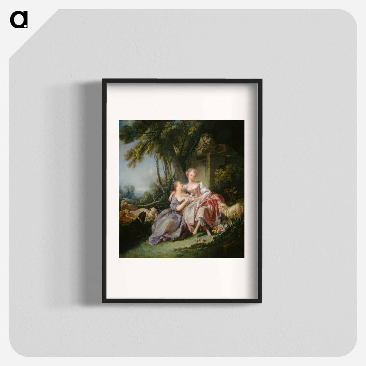 The Love Letter - Francois Boucher Poster.