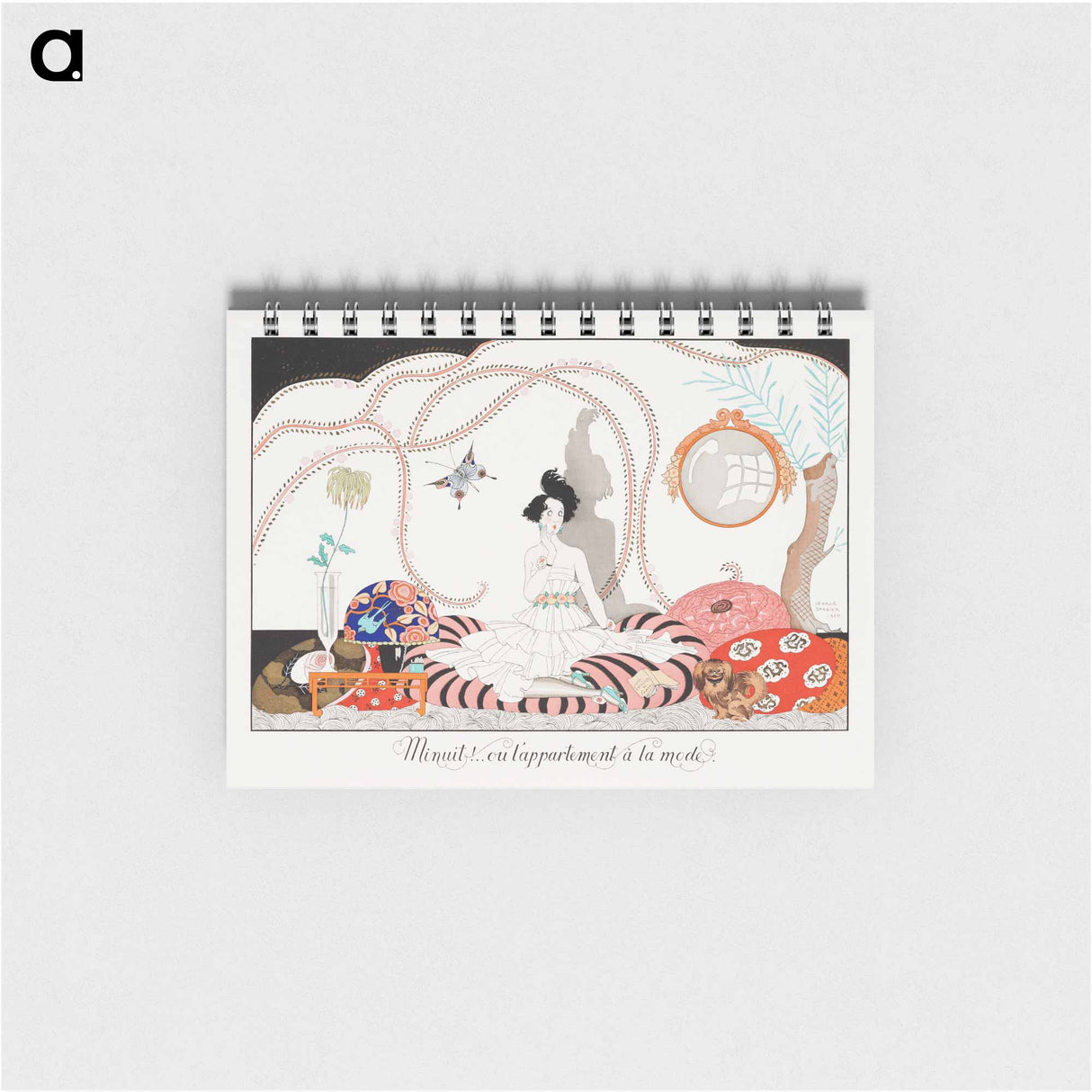 Minhuit ... ou l'appartement a la mode. Plate no. 7 - ジョージ バービエ Memo.