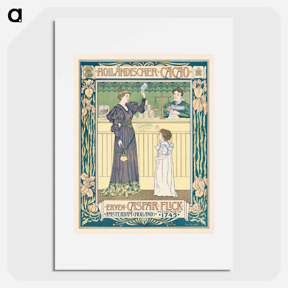 Hot Cacao - Johann Georg van Kasper Poster.